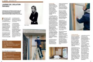 Article d'informations entreprise concernant PEG isolation sur le thème de l'avenir de l'isolation durable